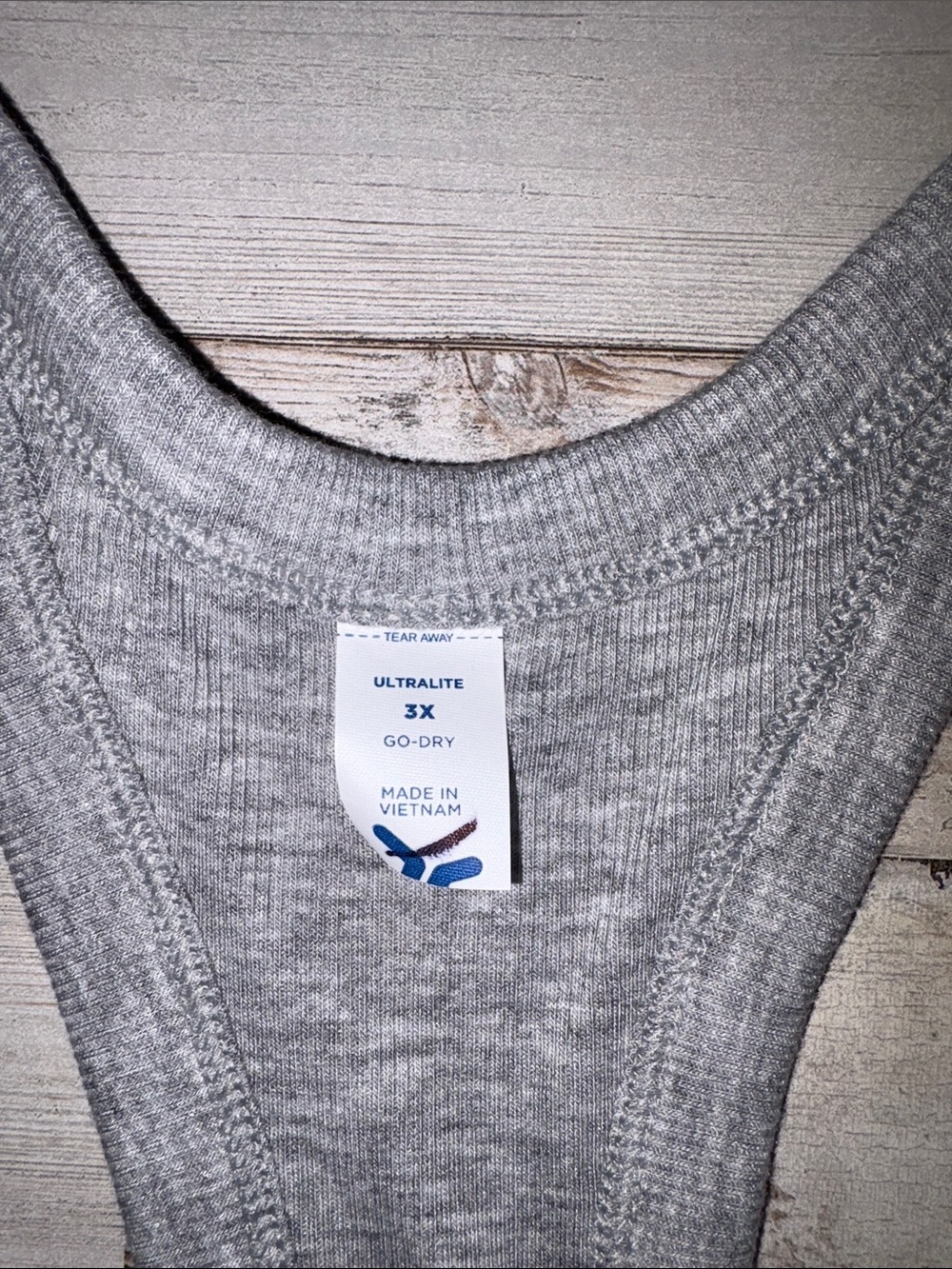 Old Navy Gray Ultralite Racerback Ribbed Tank Top Plus Size 3X - Picture 2 of 10